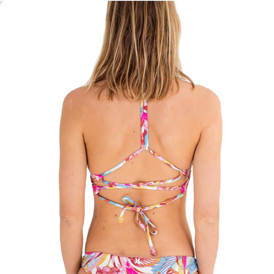 Hurley Γυναικείο μαγιό Palm Paradise Adjustable Bikini Top
